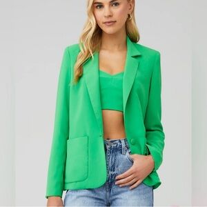 AMANDA UPRICHARD WALLACE BLAZER 💚